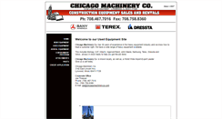 Desktop Screenshot of chicagomachinery.net