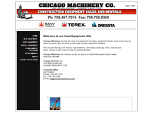 Tablet Screenshot of chicagomachinery.net